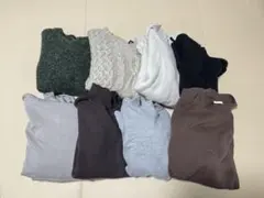 レディース　冬服　8点　まとめ売り　ニット、トレーナー、パーカー