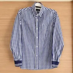 【Lサイズ・美品】The DUFFER リブ袖シャツ　マスターシードコットン