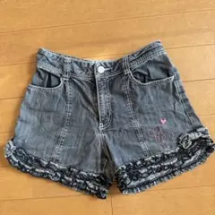 メゾピアノ　デニムショートパンツ