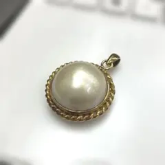 18K マベパール ペンダント10g - メルカリ