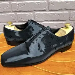 美品 ルイヴィトン グルネルライン エナメル モノグラムエンボス 