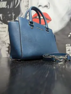 MICHAEL KORSマイケルコース セルマトップジップレザー サッチェル美品