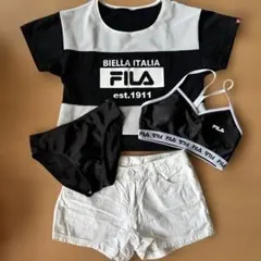 FILA メッシュスセパレート水着 150サイズ 黒