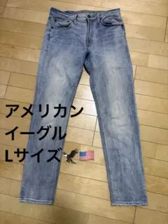 American Eagle Outfitters デニムパンツ　ライトブルーのサムネイル
