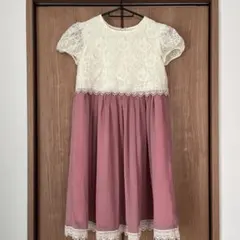 Catherine Cottage ドレス 140 アイボリー・ピンク