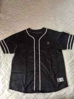 HUF ボタンアップシャツ XL 黒