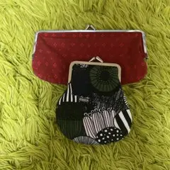 マリメッコ　がま口ポーチ2個