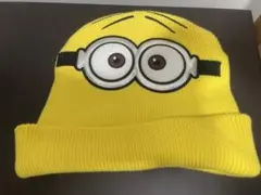 ミニオン ニットビーニー帽子　ユニバ　フリーサイズ