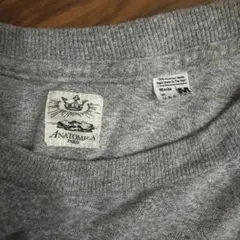 美品　アナトミカ　anatomica Tシャツ　霜降りグレー　アメリカ製　M