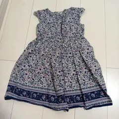 エニィファム 花柄ノースリーブワンピース 120cm