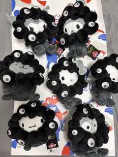 全種　サンリオ ミャクミャク　なりきりぬいぐるみ（M）ブラック　黒