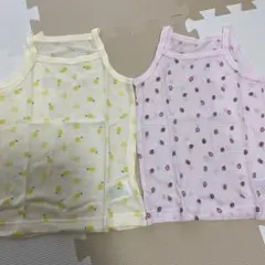 2枚セット　肌着　子供下着　キャミソール　西松屋