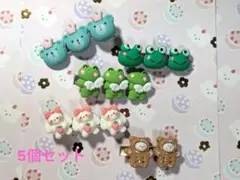 可愛いヘアクリップ5個セット