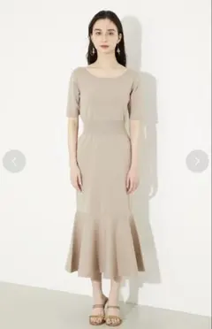 rienda 2wayロングワンピース ニットマーメイドワンピース 新品