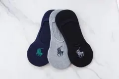 POLOポロラルフローレン【3足セット／男女兼用】フットカバー【新品です】
