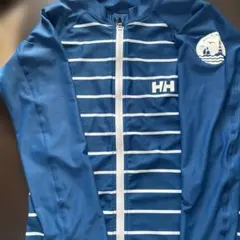 Helly Hansen ネイビー ストライプ ラッシュガード