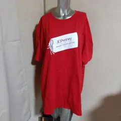 JC Penney レッド オーバーサイズ Tシャツのサムネイル