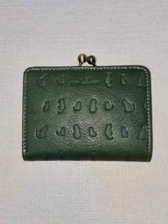 【新品】CHAT MIGNON シャーミニヨン口金付財布 CM0004　グリーン