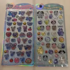 ユ*ウ様 ANGEL BLUE mojojojo うるちゅるポップシール 2点セ