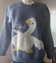 新品未着用　ANNA LUNA アヒルデザイン セーター