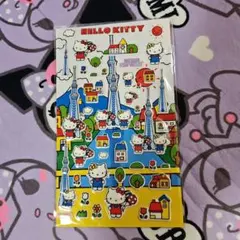ハローキティ　ぷっくりシール　スカイツリー
