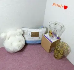 ✨プーさんペンケース舟形＆ダンブラー＆グラス＆パスケース✨pooh✨