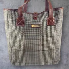 Polo Ralph Laurenラルフローレン 千鳥格子柄 大容量トートバッグ