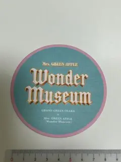 ミセス　ワンダーミュージアム　ノベルティコースター1枚