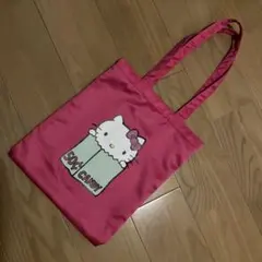 ハローキティ展50th京都限定 トートバッグ ピンク
