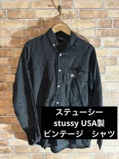 バ*ク様 USA製　ステューシー　stussy デザインシャツ　サイズ　Mのサムネイル