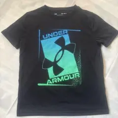 Under Armour HeatGear Tシャツ YMD/JM/M 黒/青