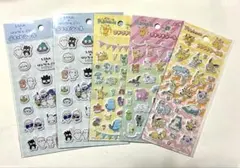 サンリオ　ぷくっとシール　ポケモン　プチプチシール 5枚セット