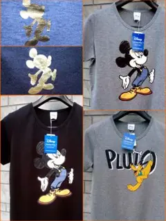 ディズニーファンタジーショップxベルメゾン tシャツ ミッキーとプルート 3点