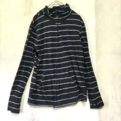 フェリシモ　 フード付 ジップパーカー M　 黒白
