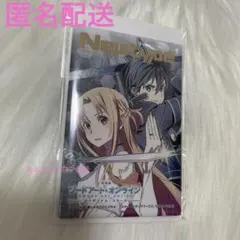 ソードアート・オンライン　ビッグスクエア缶バッジ　キリト　アスナ　Newtype