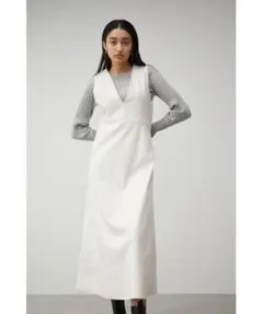 AZUL by moussy フェイクレザーロングワンピースのサムネイル