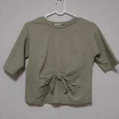 BRANSHES　リボン付きTシャツ 120cm