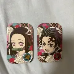 鬼滅の刃 炭治郎 禰豆子 缶バッジ