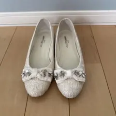ジルスチュアート JILLSTUART ビーズ リボン パンプス 靴のサムネイル