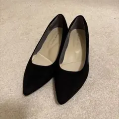 【T様】ORiental TRaffic跳べるパンプス　ミドルヒール　スエード黒