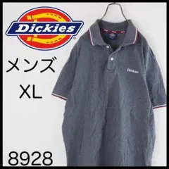 ★美品★Dickies メンズ ポロシャツ XL グレー　半袖