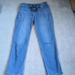 デニムパンツ M ウエストゴム付き