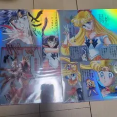 セーラームーン カフェ オーロラクリアファイル 内部戦士 マーズ ヴィーナス