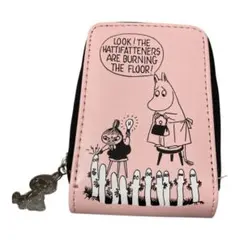 【未使用】ムーミン　リトルミイ 縦型じゃばらカードケース ニュアンス　ピンク