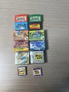 ポケモン ゲームボーイソフト 消しゴム 8点セット