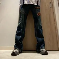 デニム swag yoko y2k 平成 EDWIN true似 ステッチ - メルカリ