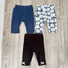 ユニクロ プティマイン レギンスパンツ 7分丈