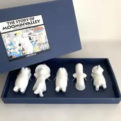 【美品】ムーミン箸置き5個セット　箱あり ほぼ未使用 プレゼント最適