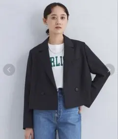 グリーンレーベルリラクシング　ツイル クロップド ジャケットのサムネイル