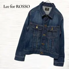 Lee for ROSSO/デニムジャケット/Ｍ/インディゴブルー/色落ち加工